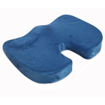 SuperOrtho Μαξιλάρι Κόκκυγα Memory Foam BLUE Ανατομικό με κλίση και εγκοπή καθίσματος κατά των κατακλίσεων 